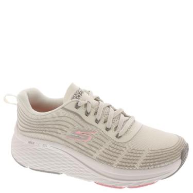 Imagem de Skechers Max Cushion Elite 2.0 feminino, Natural/rosa, 8 Wide