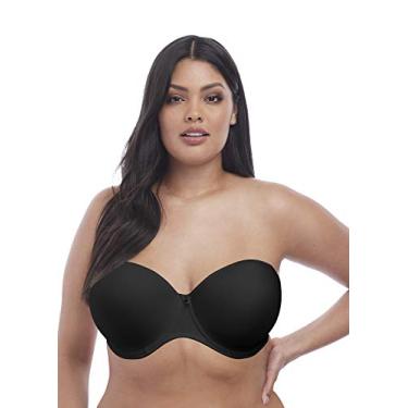 Imagem de Elomi Cobertura total feminina plus size, Preto, 38E