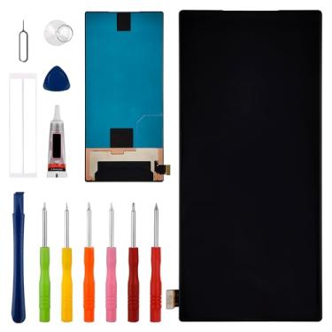 Imagem de [Versão dos EUA] Conjunto digitalizador de tela sensível ao toque LCD Vvsialeek para ZT-E Nubia Red Magic 9 Pro e Red Magic 9S Pro [6,8 polegadas] com kit de ferramentas de reparo técnico - Função de