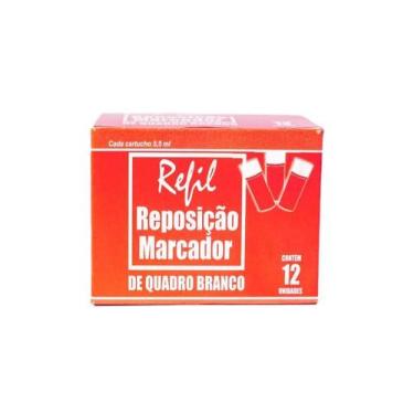 Imagem de Refil Pincel Marcador Quadro Branco Vboard Master 12Un Vm - Carinon Mi