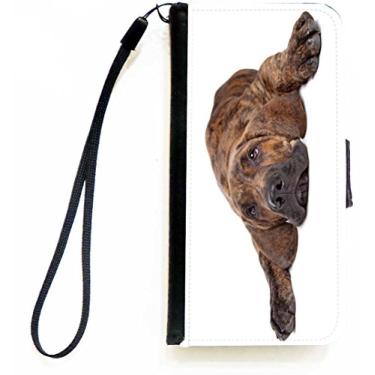 Imagem de Rikki Knight Capa carteira flip com design de cachorro mastim brasileiro para iPhone 5c da Apple