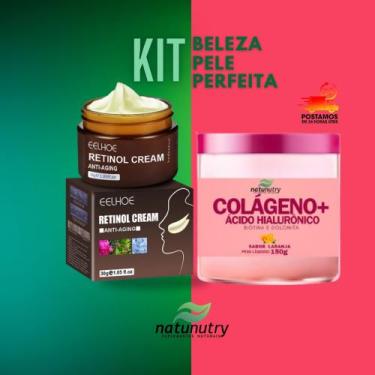 Imagem de Kit colágeno natunutry 150g + creme retinol antienvelhecimento