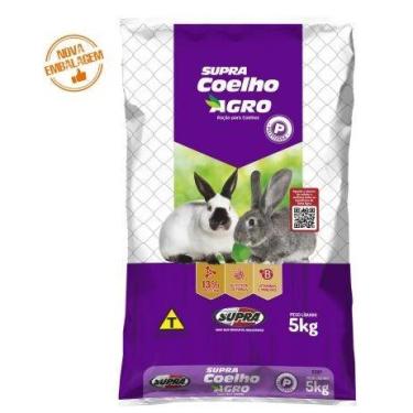 Imagem de 5 KG Supra Coelho Agro Peletizada 13% Proteina - Rações Supra