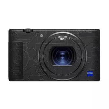Imagem de Película de decalque para Sony ZV-1 Película de vinil antirarranhões Mirrorless Camera Body Protective Sticker Coat ZV1 (Circuit Black)