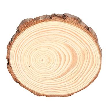 Imagem de Madeira de Pinheiros para Fts DIY, Toras Redondas para Decorações Festivas (4 9~10cm)