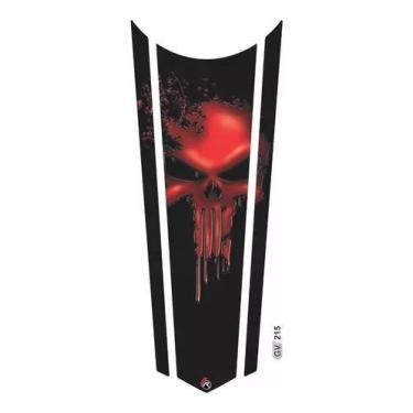 Imagem de Adesivo Faixa Gravata tanque Resinado Justiceiro Honda 215 - Resitank