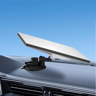 Imagem de Gitaobac Starlink Mini suporte de carro para painel, base de sucção pegajosa, ângulo ajustável de 90°, kit de montagem Starlink mini, suporte de ventosa de carro garante configuração estável durante a