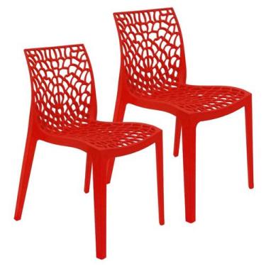 Imagem de Kit 2 Cadeiras Gruvyer Design Cozinha Sala de Estar Jantar - Lianto De