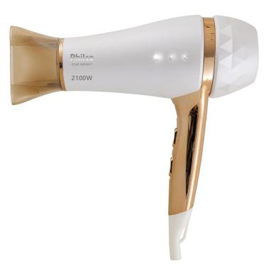 Imagem de Secador de Cabelos Philco Star Bright PSC10 2100W Branco e Dourado - 220V