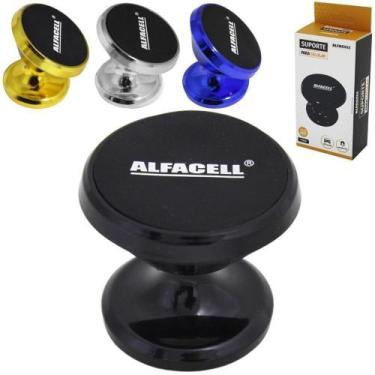 Imagem de Suporte Automotivo Celular / Gps Magnetico Com Autoadesivo - Alfacell/