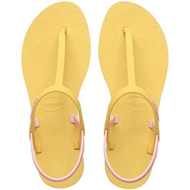 Imagem de Rasteira You Paraty, Havaianas, Feminino, Amarelo Limão, 36/