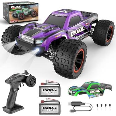 Imagem de HAIBOXING RC Cars, 1:14 Hobby Fast Remote Control Cars for Adults, 39km/h High-Speed 4x4 Off-Road RC Truck RTR RC Monster Truck Waterproof Crawler Racing Buggy 2 Batteries for Boys HBX2105