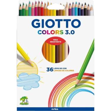 Imagem de Lapis de Cor Giotto Colors 3.0 Estojo 36 Cores - FILA CANSON DO BRASIL