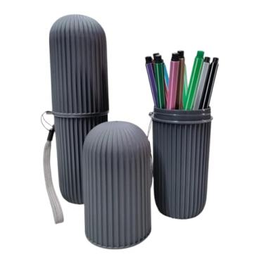 Imagem de Estojo Multiuso de Plástico 20,5cm-PLASÚTIL (Branco)