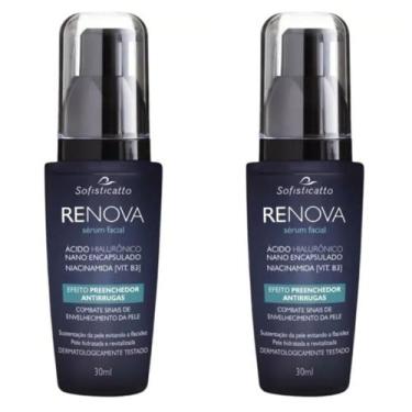 Imagem de Kit 2 Serum Facial Anti Rugas Linha Expressão Rejuvescene - Sofisticat