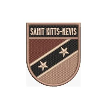 Imagem de BP0220E-004 Bandeira São Cristóvão e Neves Patch Bordado 6,8×8,0cm (D) Matriz Para Bordar)