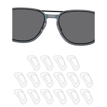 Imagem de DROGO 8 pares de almofadas de nariz de substituição de silicone para Costa South Point/Peli/Flagler/Ponce/Wader/Paloma/Tower para Oakley Latch Key L M/Latch Alpha/Coldfuse/Chrystl OO4136/Lugplate