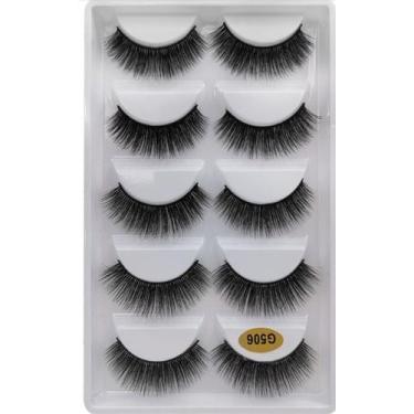 Imagem de Cílios Postiços G5-g6-g8 Mink 5 Pares - Eyelash, G506