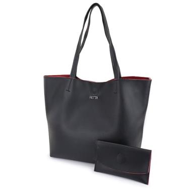 Imagem de Bolsa Sacola Feminina Dia a Dia de Ombro Tira Colo Retta Oficial (PRETA)