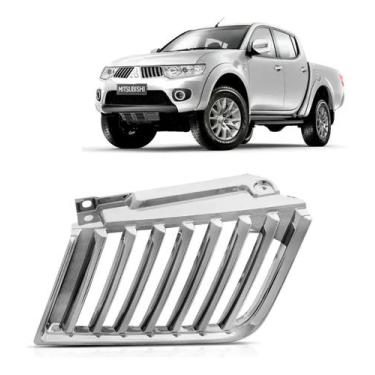 Imagem de Grade Radiador L200 Triton Cromada 2007 A 2010 - SP ACESSÓRIOS, Direit