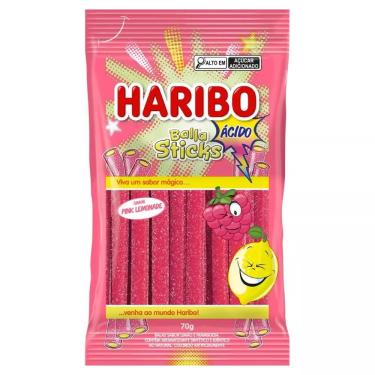 Imagem de Bala Sticks Pink Lemonade 70g Haribo
