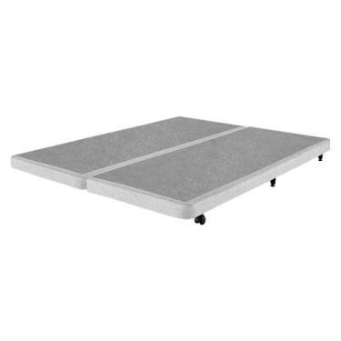 Imagem de Box Queen Americanflex Versátil Slim Cinza 158x198x15cm