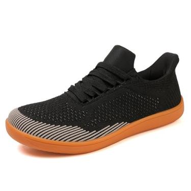 Imagem de Bestgift Sapatos de ciclismo masculinos e femininos esportivos fitness pular corda de pular sapatos casuais de bico largo, Preto, 38 BR