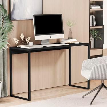 Imagem de Mesa Escrivaninha Estilo Industrial Escritório Office 120cm Loft (Preto)