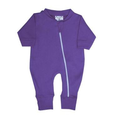 Imagem de Macacão Menino Menina Prematuro Recém Nascido com Zíper, Manga Longa, 