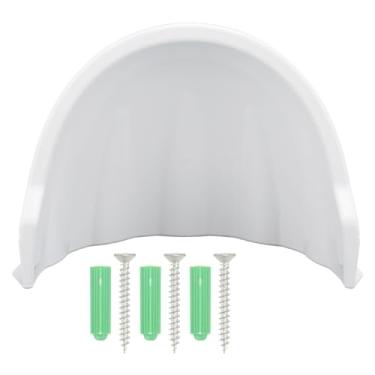 Imagem de 1. Capa de câmera de segurança de plástico ABS à prova de chuva para câmeras de vigilância ao ar livre 2. Capa de câmera externa ABS com design de cabo oculto para segurança doméstica 3. ABS Ou