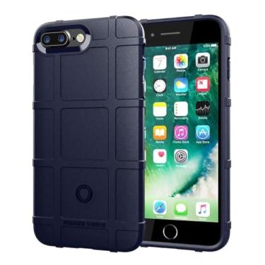 Imagem de Capa Case iPhone 7 Plus e iPhone 8 Plus (Tela 5.5) Rugged Shield Anti Impacto (Azul)