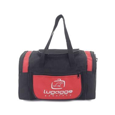 Imagem de Bolsa mini sacola bordo mao mala de viagem pequena VERMELHO