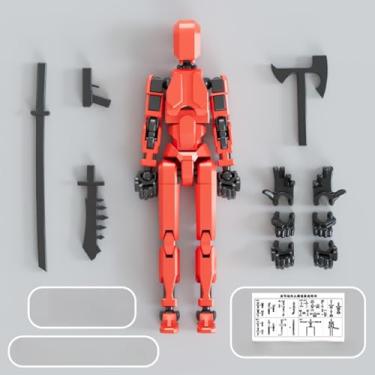 Imagem de Castrap 2025 Nova Figura De Ação T13, Brinquedo Móvel Multiarticulado Impresso Em 3D, Melhor Presente De Festival De Aniversário (Força magnética, bk r)