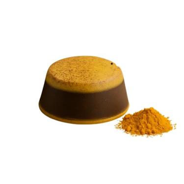 Imagem de Sabonete Artesanal de Açafrão com Enxofre – Antisséptico, Secativo e Clareador Natural da Pele – 90g