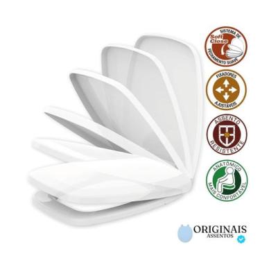 Imagem de Tampa de vaso Fiori em PP modelo Prímula fechamento suave - Tupan, Bra