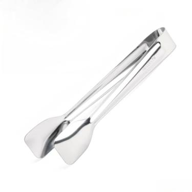 Imagem de Kit 2 Pinça Pegador Universal Para Doces Salgados Lanches Gelo Em Aço Inox