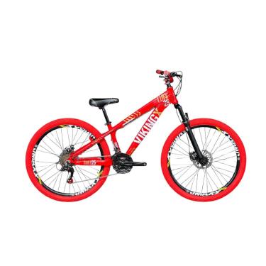 Imagem de Bicicleta Aro 26 VikingX Vermelho 21v Câmbios Shimano 