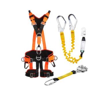 Imagem de Cinturão Paraquedista 7 Pontos + Talabarte Duplo Em Y com ABS e Trava 