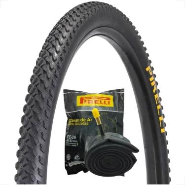 Imagem de Pneu Pirelli Scorpion aro 26 x 2.0 MTB Montadinha Motorizada Bike + Camara de ar Pirelli PE-26