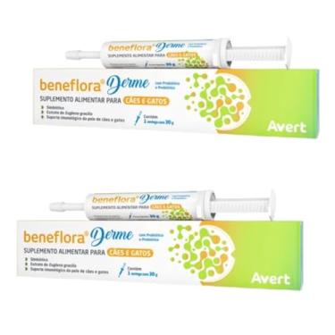 Imagem de KIT 2 BENEFLORA DERME - Suplemento para Suporte Imunológico da Pele de Cães e Gatos