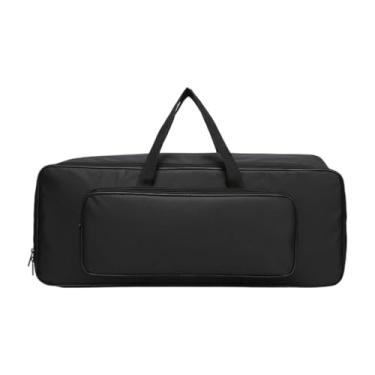 Imagem de Almencla Bolsa para teclado elétrico, bolsa com alça de ombro ajustável, presente, capa para teclado de piano, mochila para apresentação em concerto, L