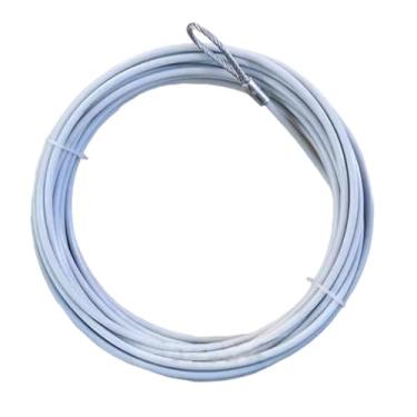 Imagem de kowaku Cabo de substituição para rede de tênis, cabo de 45,3 pés, de aço profissional resistente à chuva e confiável para rede de vôlei