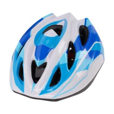 Imagem de Deevoka Capacete de bicicleta para crianças Capacete de bicicleta infantil com melhor amortecimento e proteção ajustável para escalada, ciclismo ao ar livre, Azul