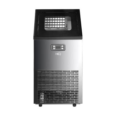 Imagem de Máquina De Gelo Profissional HQ 45kg Turbo Ice Preta E Inox HQ-HQMGI45 220V