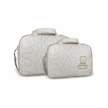 Imagem de Kit Bolsa Saída Maternidade Viagem 2 pçs Mave Baby, Bege