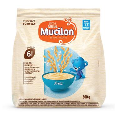 Imagem de Cereal Infantil Mucilon Arroz 360g