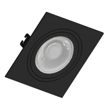 Imagem de Spot Quadrado Embutir Face Plana Dicroica Saveenergy, 127/220V