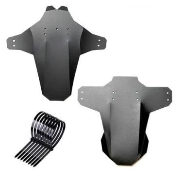 Imagem de Kit Para-Lama Cly em Nylon Para Bicicletas Aro 24-29 Preto