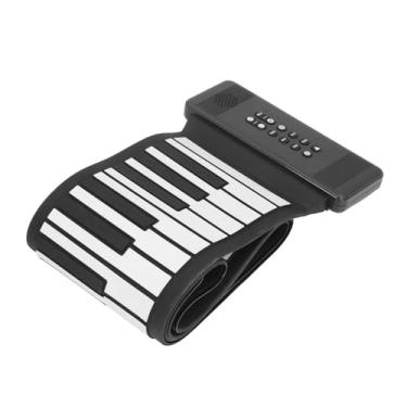 Imagem de Piano de Rolo de Mão Com 88 Teclas, Piano de Teclado Portátil de Enrolar 128 Tons 128 Ritmos Saída MIDI USB Piano de Rolo de Mão Piano Dobrável para Iniciantes
