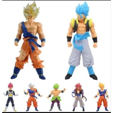 Imagem de Kit Colecao 6 Bonecos Dragon Ball Z Goku, Brolly, Vegeta Sayajin 18 cm